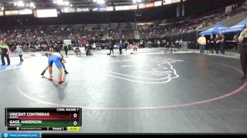 106 lbs Cons. Round 7 - Gage Anderson, Wasatch vs Vincent Contreras, Nampa