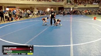 61 lbs Champ. Round 1 - Miles Artmann, New Prague vs Ryan Bosl, LPGE/B Wolves