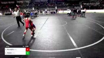 57 lbs Quarterfinal - Luke Muraglia, Wall Knights vs Landon Walsh, Washington Twp