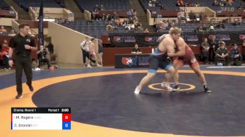 130 lbs Champ. Round 1 - Michael Rogers, Nittany Lion Wrestling Club vs Cameron Groncki, NMU-National Training Center