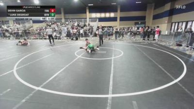 130 lbs Round Of 16 - Devin Garcia, Forge Wrestling Club vs Luke DeGroat, Rbywc