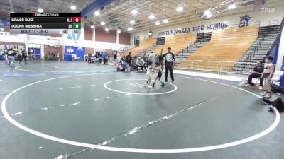 39-43 lbs Round 2 - Grace Ruiz, Crown Jiu Jitsu vs Logan Messiha, Socal Hammers