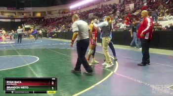 5A 160 lbs Quarterfinal - Ryan Baca, Las Cruces vs Brandon Nieto, Manzano