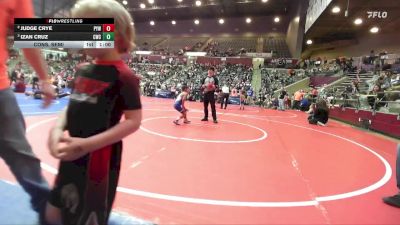 60 lbs Cons. Semi - Judge Crye, Panther Youth Wrestling-CPR vs Izan Cruz, Conway Wrestling Club