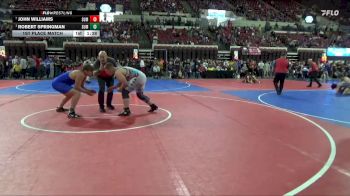 250 lbs 1st Place Match - Robert Springman, Summit Wrestling Club vs John Williams, Project Wrestling