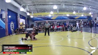 190 lbs Cons. Round 4 - Daniel Halpern, Atlantic Coast WC vs Tobby Rooney, Barracuda Wrestling Club