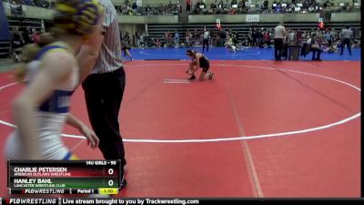 95 lbs Round 1 - Hanley Bahl, Lancaster Wrestling Club vs Charlie Petersen, American Outlaws Wrestling