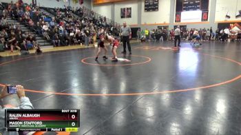 N-6 lbs Semifinal - Mason Stafford, Hawkeye Wrestling Academy vs Ralen Albaugh, Wrath