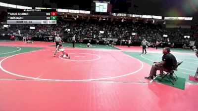 84 lbs Champ. Round 1 - Gus Kash, ROGA vs Crue Shaner, WKA2