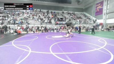 62 kg Champ. Rd Of 32 - Echo Cranor, Spartan Mat Club vs Samantha Barragan, Cowtown Training Center