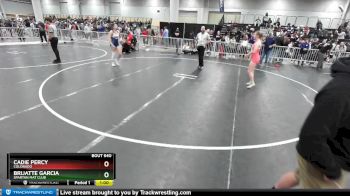 145 lbs Cons. Semi - Cadie Percy, Colorado vs Brijatte Garcia, Spartan Mat Club