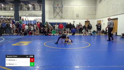 72 lbs Quarterfinal - Cyler Gilmore, G3 vs Dominic Rocco, Neighborhood