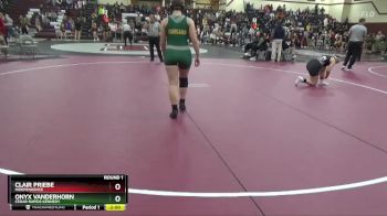 JV-22 lbs Round 1 - Onyx VanderHorn, Cedar Rapids Kennedy vs Clair Priebe, Independence