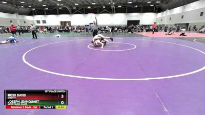 138B 1st Place Match - Joseph Jeanquart, Luxemburg-Casco vs Ross Davis, Liberty