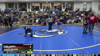 162 lbs Quarterfinal - Tykel Durrell, Beauregard HS vs Hughes Williams, Houston Academy