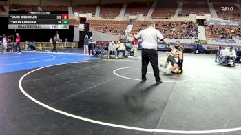 106-D3 Quarterfinal - Thor Kirkham, Show Low High School vs Jace Brechler, Eastmark High School