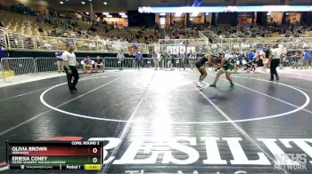145 lbs Cons. Round 2 - Eriesia Coney, Mater Academy Hialeah Gardens vs Olivia Brown, Hernando