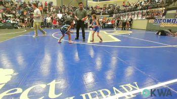 54 lbs Rr Rnd 2 - Audrena Bryson, Hennessey Takedown Club vs Jo Thigpen, Choctaw Ironman Youth Wrestling