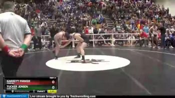 220 lbs Semifinal - Tucker Jensen, Wind River vs Garrett Parker, Rawlins
