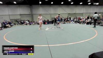 190 lbs Round 2 (8 Team) - Mason Hartung, Pennsylvania vs Jack Lesher, Illinois