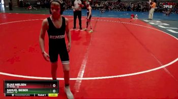 80 lbs Quarterfinals (8 Team) - Samuel Bieber, Bemidji vs Elias Nielsen, St. Peter