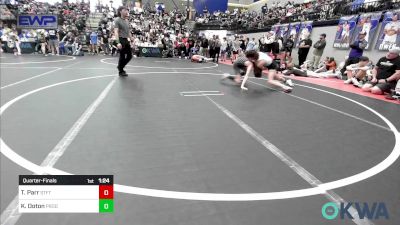 126 lbs Quarterfinal - Tanner Parr, Standfast vs Kylan Ooton, Prodigy Elite Wrestling