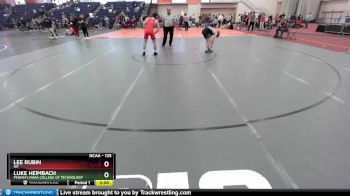 125 lbs Quarterfinal - Lee Rubin, RIT vs Luke Heimbach, Pennsylvania College Of Technology