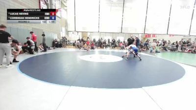 126 lbs Round 2 - Lucas Nevins, Fighting Squirrels Wrestling Club vs Corbinian Hendricks, East Idaho Elite Wrestling Club