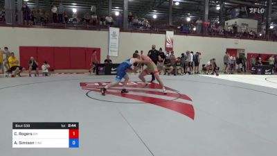 87 kg Round Of 32 - Conner Rogers, Bw vs Ashton Simison, Cincinnati RTC