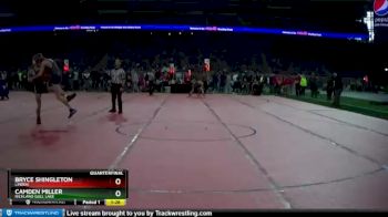 D2-125 lbs Quarterfinal - Bryce Shingleton, Linden vs Camden Miller, Richland Gull Lake