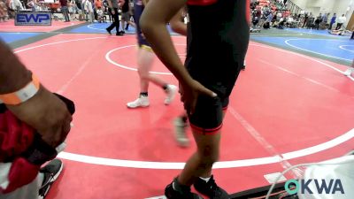 70 lbs Consi Of 4 - William Henson, Fort Gibson Youth Wrestling vs King Walker, Tulsa Blue T Panthers