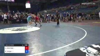 138 lbs Consi Of 16 #2 - Joel Jesuroga, Iowa vs Kage Lenger, Missouri