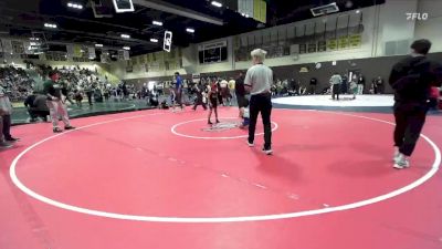 70 lbs Quarterfinal - Raphael Paulista, So Cal Hammers Wrestling vs Eliana Gonzalez, Team SoCal WC