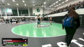 144 lbs Champ. Round 1 - Nate Brown, Big Piney vs Talon Burton, Lovell