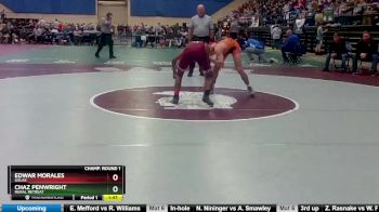 1 - 138 lbs Champ. Round 1 - Chaz Penwright, Rural Retreat vs Edwar Morales, Galax
