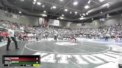 1A 113 lbs Semifinal - Max Albrecht, Panguitch vs Chaz Thacker, Altamont