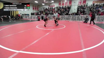 110 lbs Champ. Round 2 - Giada Tanahara, Martin Luther King vs Emily Marquez, Segerstrom