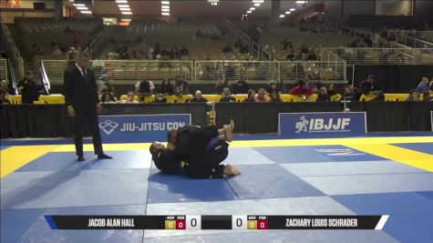 Zachary Louis Schrader vs Jacob Alan Hall 2025 Pan Jiu Jitsu IBJJF Championship