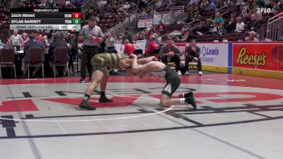114 lbs Consi 4 - Zach Rehak, Thomas Jefferson vs Dylan Barrett, Penn-Trafford