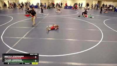 63 lbs Cons. Round 2 - Brettly Steffensen, Flat Earth Wrestling Club vs Tucker Anderson, Owatonna Wrestling Academy