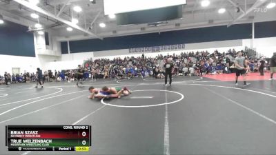 144 lbs Cons. Round 2 - True Welzenbach, Moorpark Wrestling Club vs Brian Szasz, No Mercy Wrestling