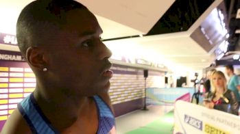 Christian Coleman Thinks The Birmingham Track Is Fast