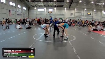 120 lbs Round 3 (6 Team) - Stephen Patterson, Youngstown Elite vs Quincy Cormier, Capital City WC