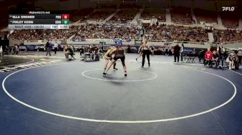 120-D1 Champ. Round 1 - Finley Korn, Canyon Del Oro High School vs Ella Greiner, Paradise Valley High School