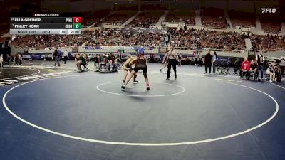 120-D1 Champ. Round 1 - Finley Korn, Canyon Del Oro High School vs Ella Greiner, Paradise Valley High School
