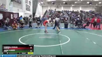 143 lbs Cons. Round 5 - Gabriela Doran, Mater Dei vs Andie Albers, Hemet