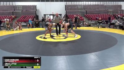 112 lbs Semis & 1st Wrestleback (8 Team) - Cruz Little, POWA vs Cash Dorazio, Fort Hammers