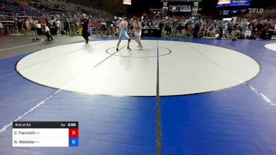 120 lbs Rnd Of 64 - Cole Faircloth, Nevada vs Noah Webster, Michigan