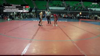 6-7A 145 3rd Place Match - April Martinez, Huntsville vs Addison Grumbles, Hoover