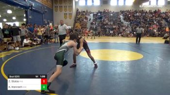 106 lbs Round Of 64 - Zachary Stolze, Palmetto High School vs Kole Hannant, Flagler Dogs Of War Wrestling Club